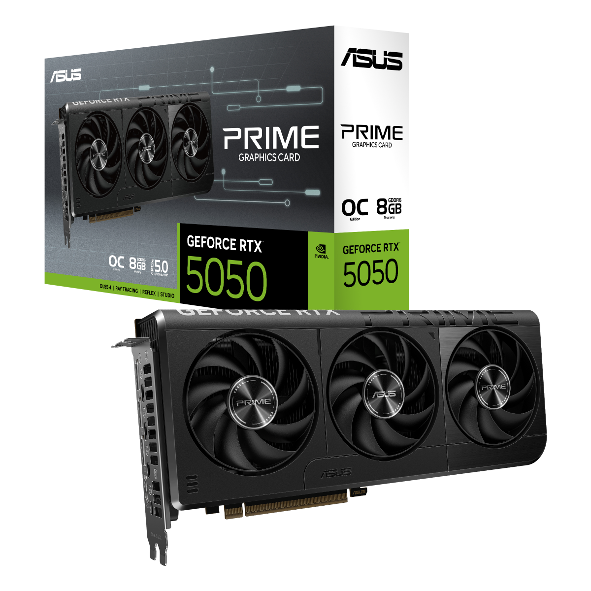 Asus GeForce RTX 5050 8GB GDDR6 Prime OC Videókártya (90YV0N70-M0NA00)
